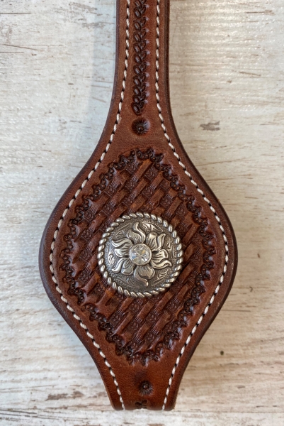 Crystal Flower Concho in 2 Größen